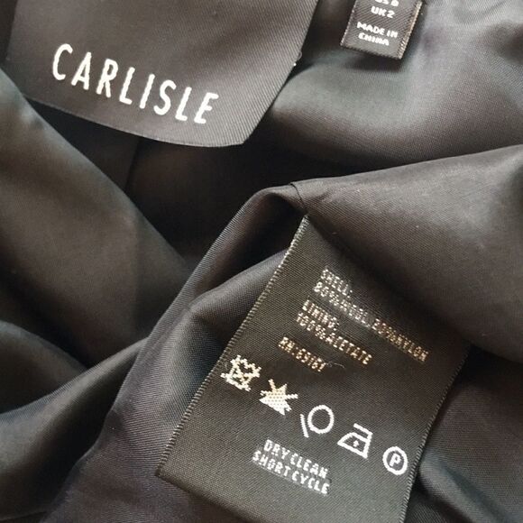 Carlisle wool plaid lined black grey jacket - Picture 6 of 8